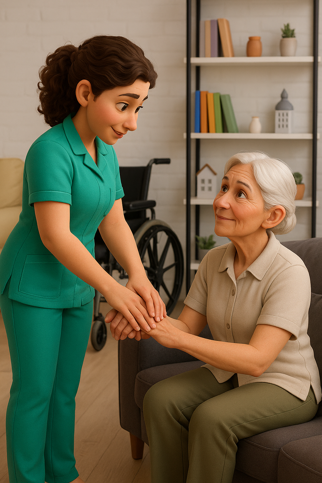 Accompagnement d'une personne âgée