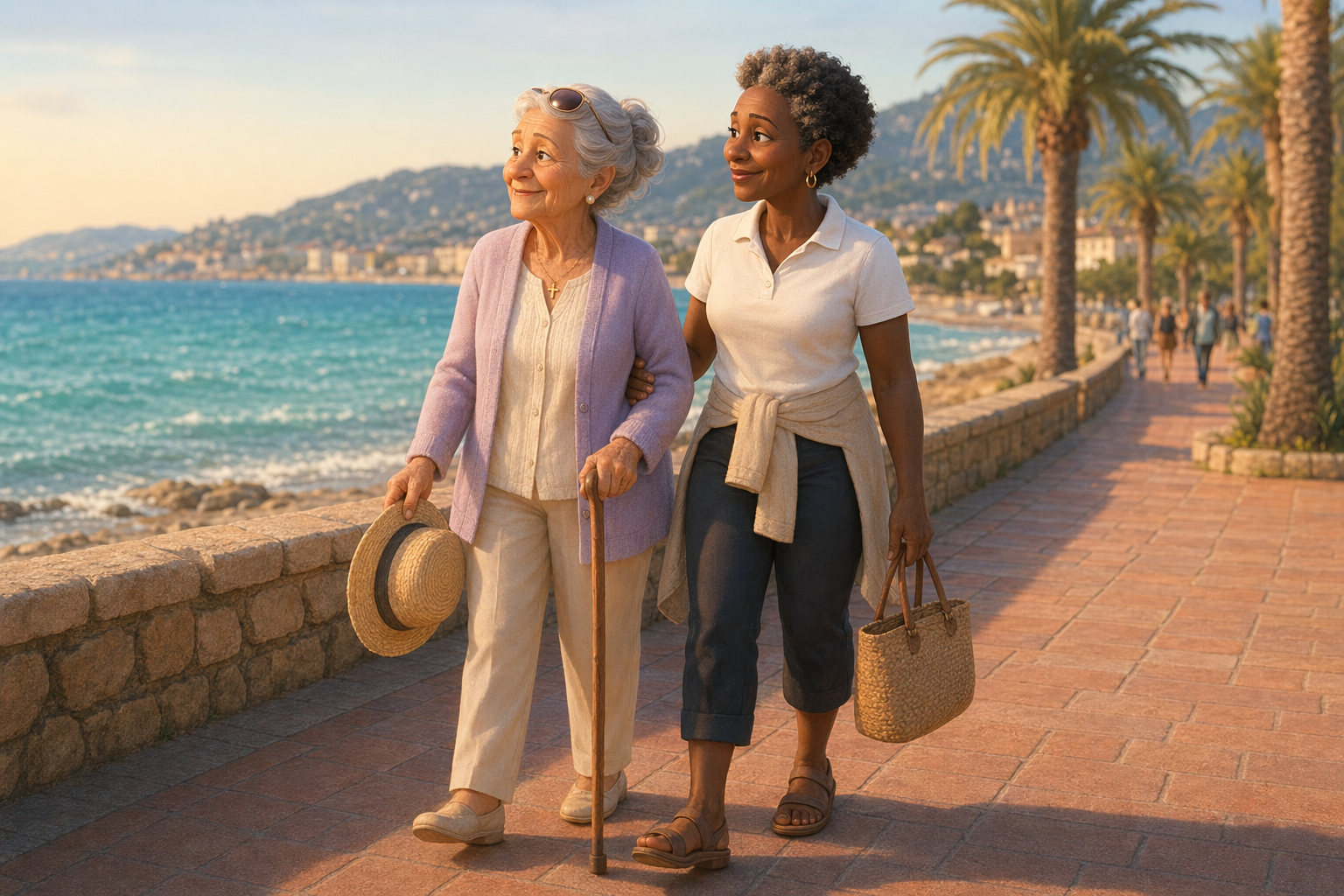 Une sortie sur le bord de mer